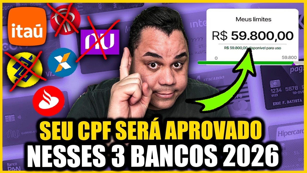 ESSE &Eacute; O MELHOR BANCO QUE LIBERA EMPR&Eacute;STIMO, CART&Atilde;O DE CR&Eacute;DITO F&Aacute;CIL APROVA&Ccedil;&Atilde;O MESMO COM SCORE BAIXO
