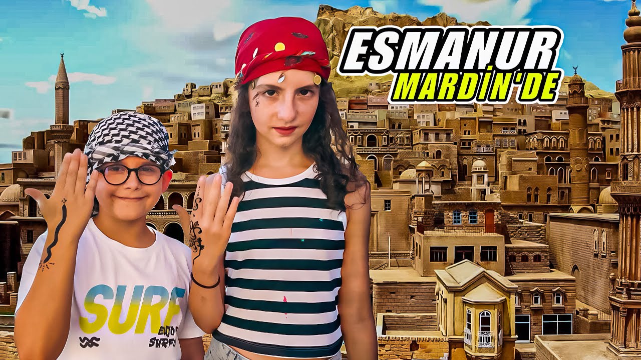 MARDİN~MİDYAT VLOG! ESMANUR VE CAFER HİNT KINASI YAPTIRDI! TAKİPCİMİZ EVE KADAR TAKİP ETTİ!