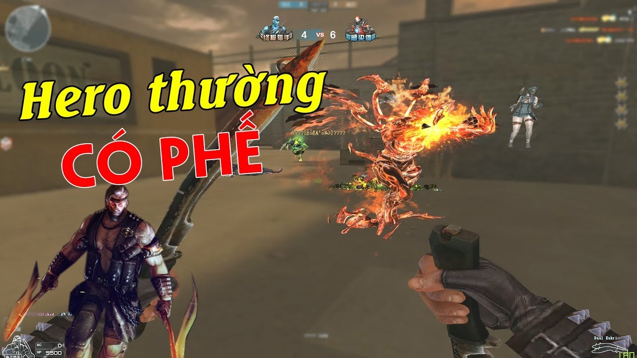 Commando Hero V4 Thường Có Thật Sự Phế Trong Zombie Mới CFQQ.