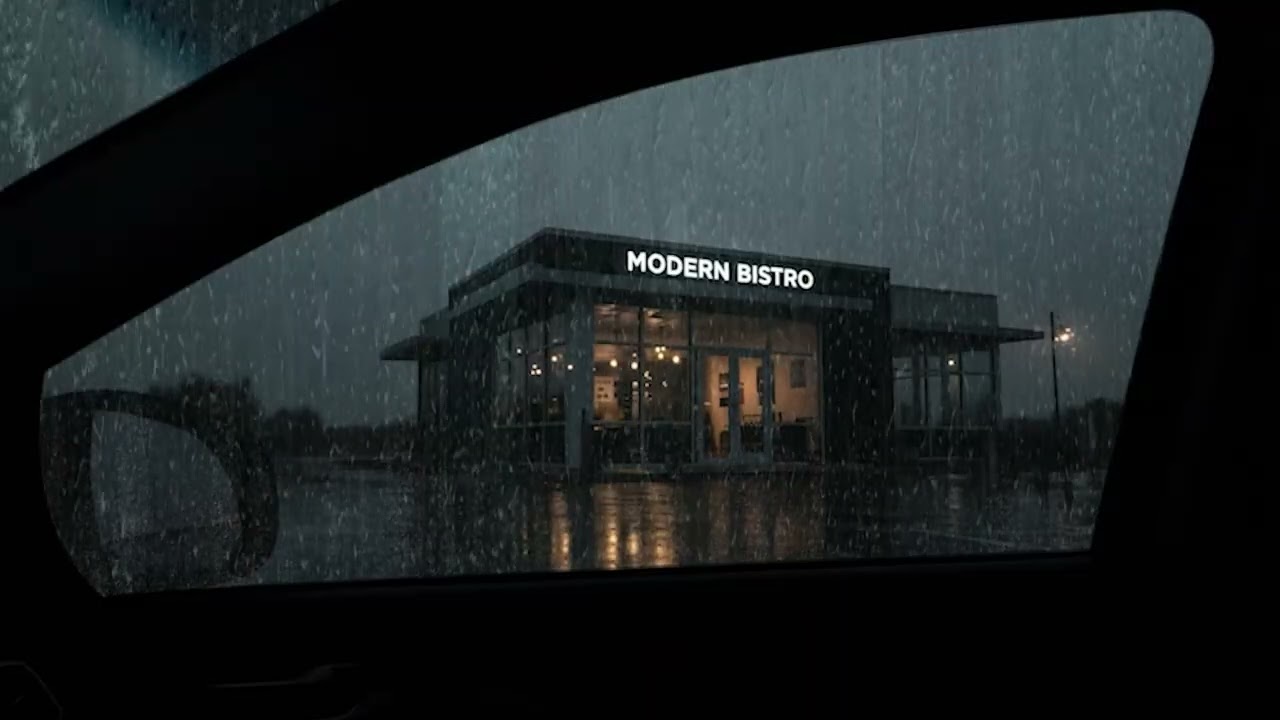 Peaceful Escape Inside a Cozy Car While a Massive Rainstorm Rages 🚗🌧️ Heavy Rain on Car