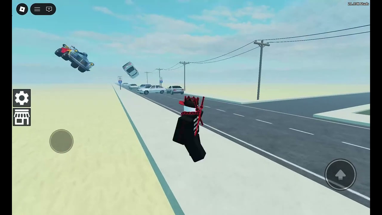 Roblox Get hit by cars!