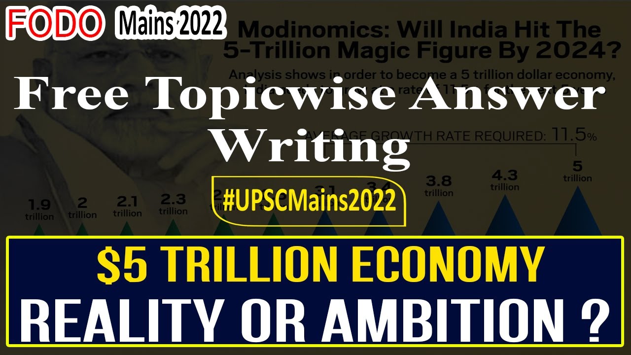 How can India become a $5 Trillion Economy ? || UPSC Mains 2022 || Aspire IAS
