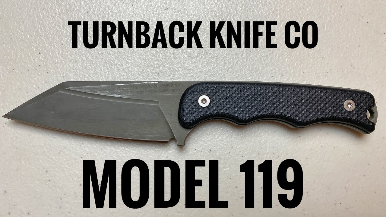 Turnback Knife Co. Model 119 (Tabletop Overview)