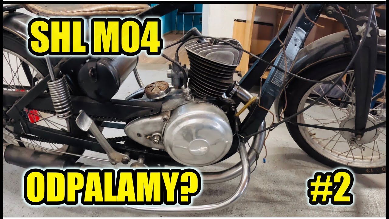 Moja SHL M04 #2 | Odpalenie Starego Silnika | Polski Motocykl 125ccm | Przegląd Części