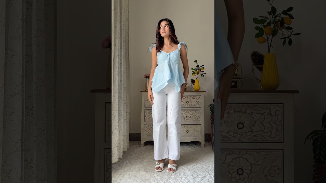 Cute summer tops🌸🩵|Swati Rathi #myntra #sale #ytshort #trending #summertop #shorts