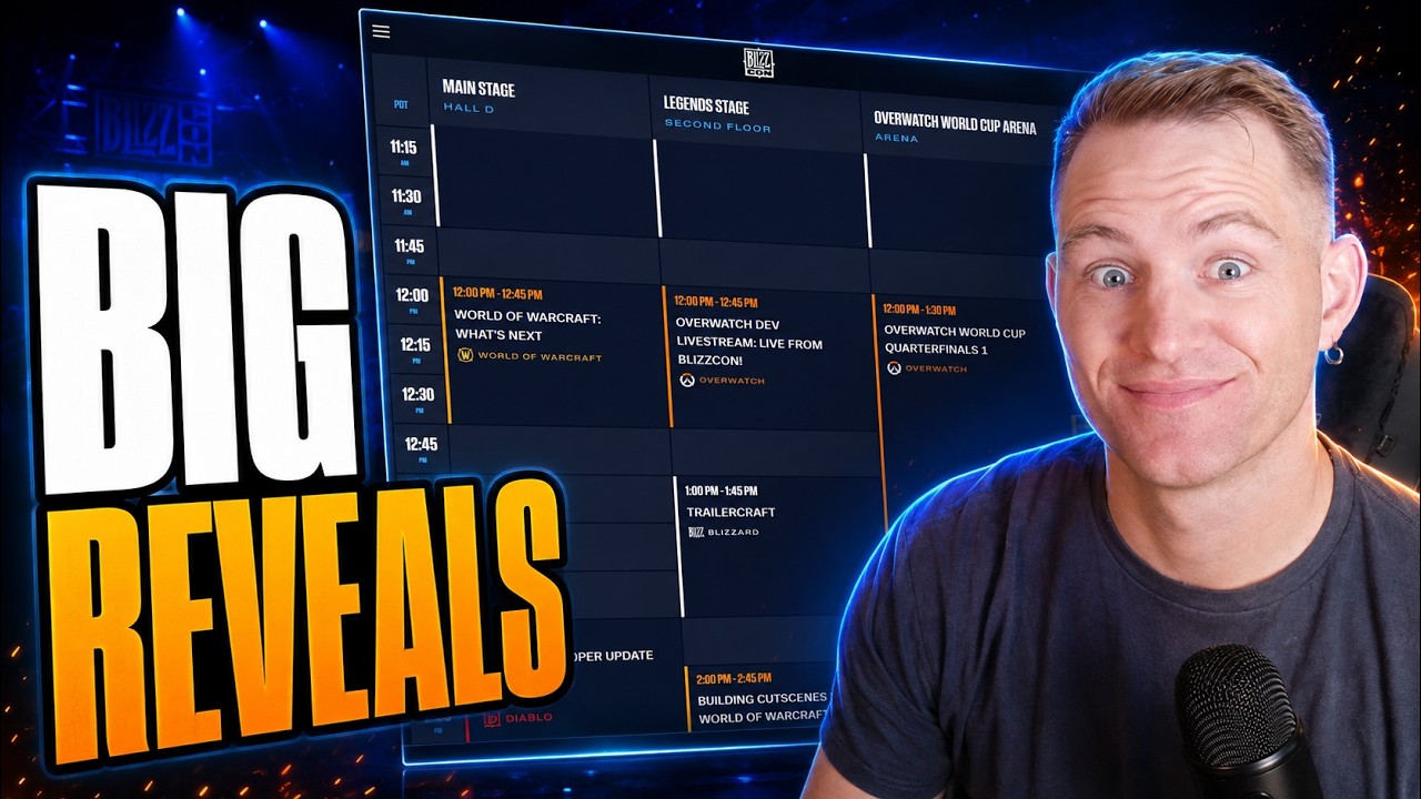The BlizzCon Leak Lied. The Real Schedule Is OUT NOW