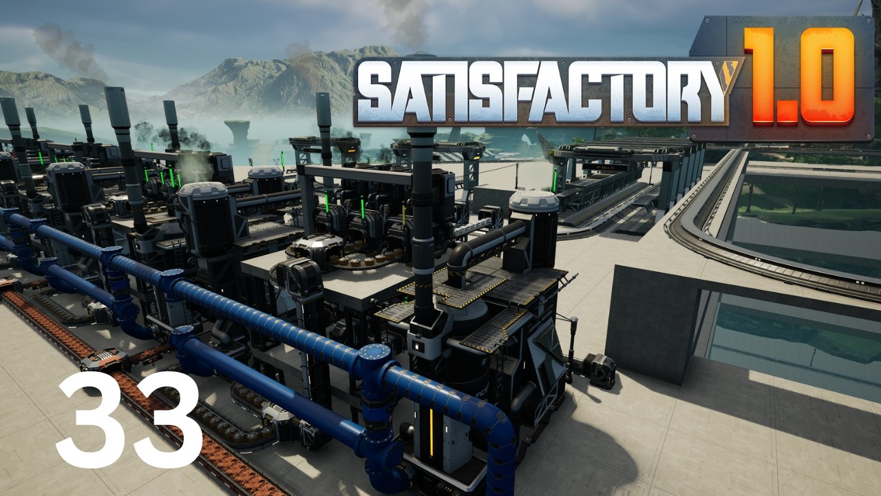 How I turned 1 water pipe into 1000+ Aluminum | Satisfactory S01 E33