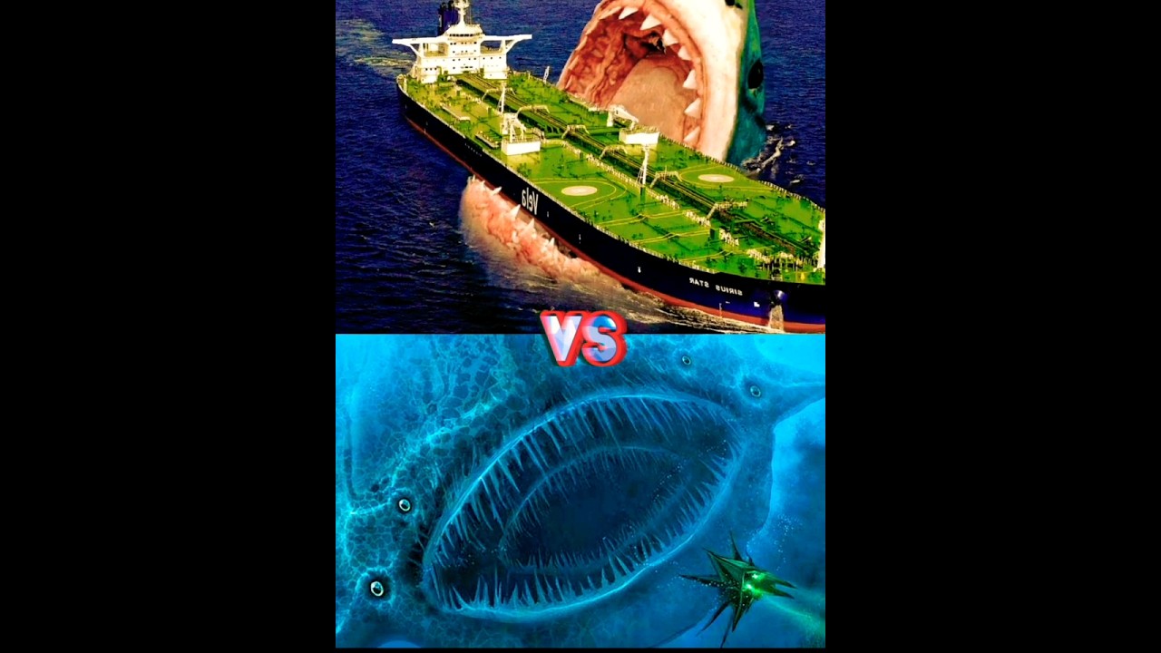 giant Angler fish VS the Deep sea creature,giant megalodon,julia beast