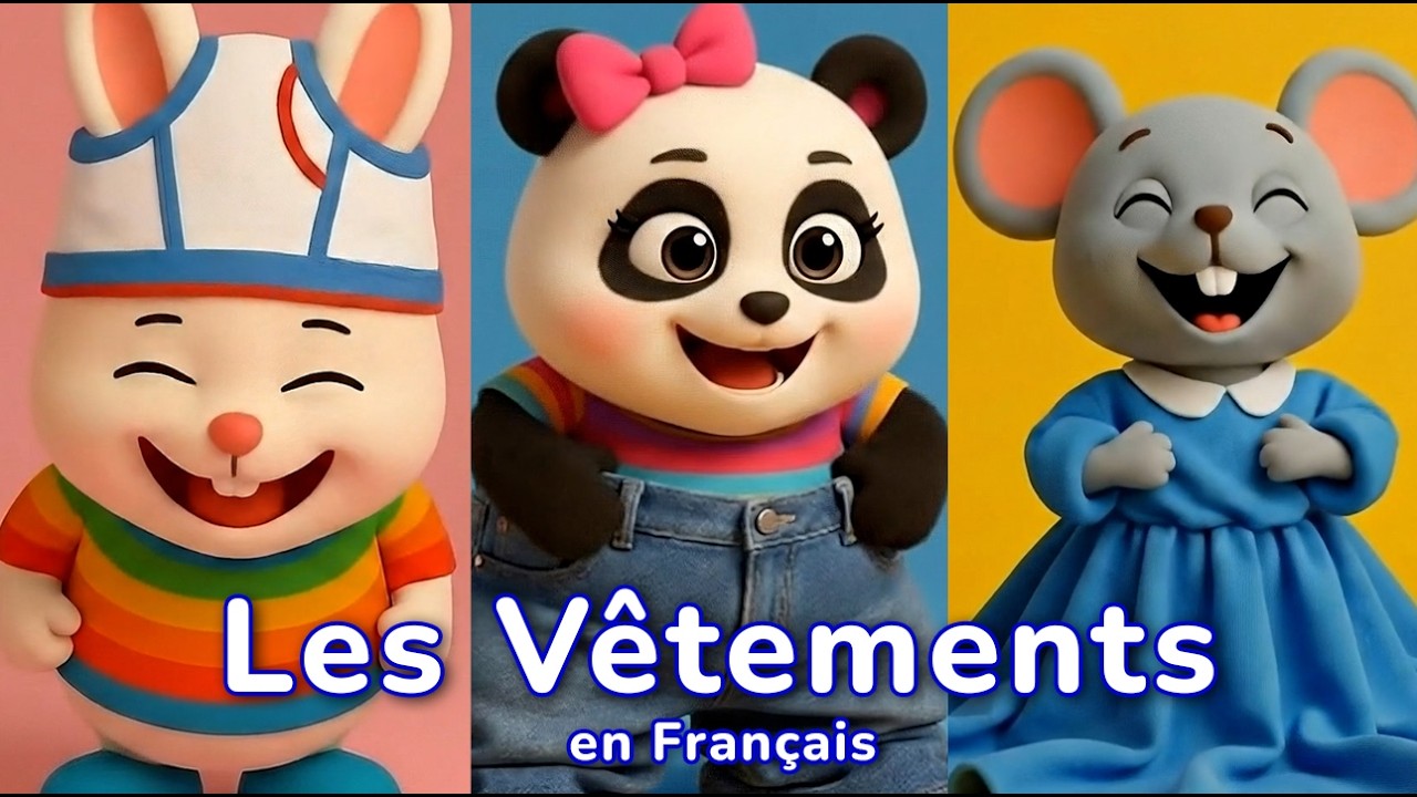 Les vêtements | Animots | French for Kids