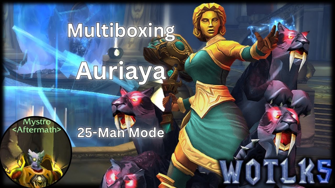 WOTLK5 - Ulduar - Auriaya 25M Multibox