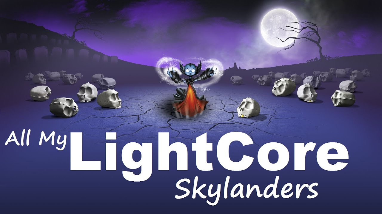 All ingame LightCore Skylanders [PS4] 1080p