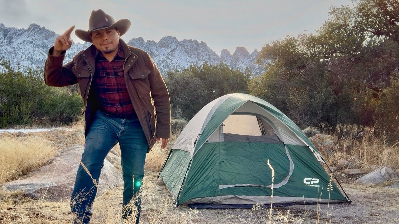 Camping Alone in the Mountains! Steak & Shrimp Dinner!