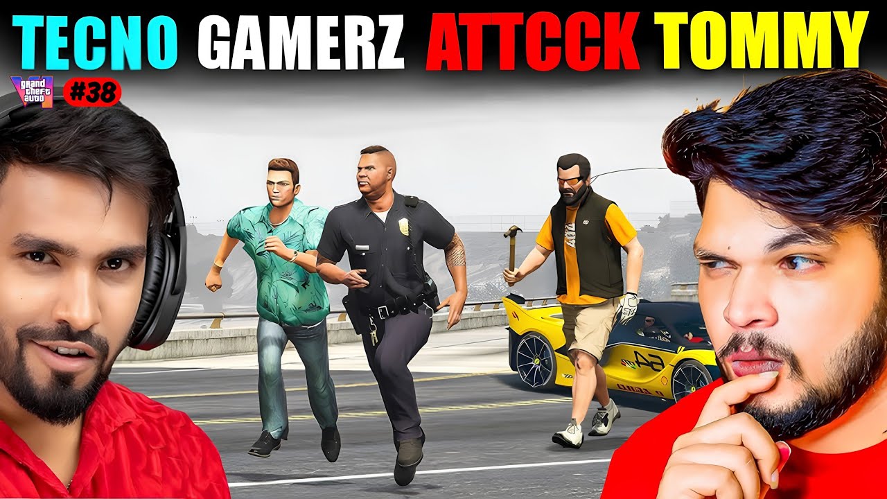 Techno Gamerz Destroyed Tommy's Secret Base in Gta 5! 🤯 #38