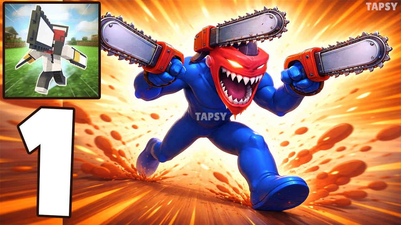🔥Craft Chainsaw Merge Gameplay Walkthrough Levels 1–9 Satisfying Chainsaw Merges (Android,iOS)