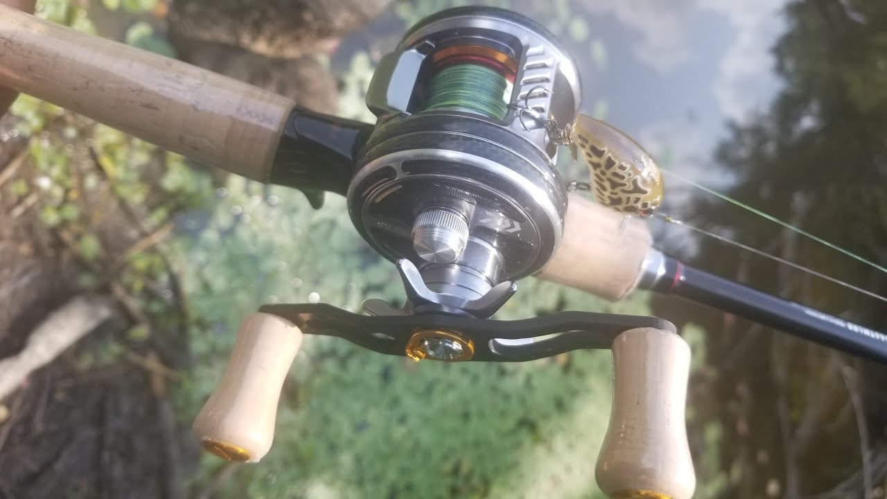 BFS Fishing with The Daiwa Millionaire ct sv 70h (modified) using a tiny crankbait.