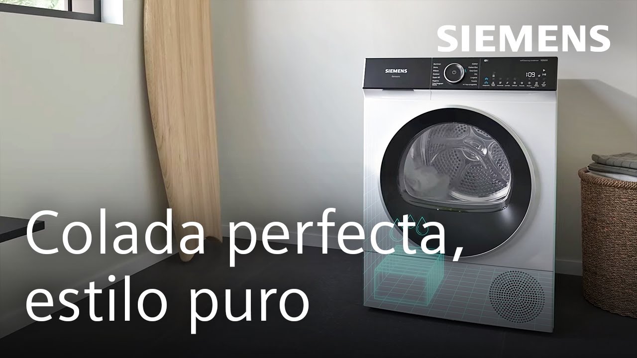 Descubre las Nuevas Lavadoras y Secadoras iQ500: Diseño y Tecnología | Siemens Home España