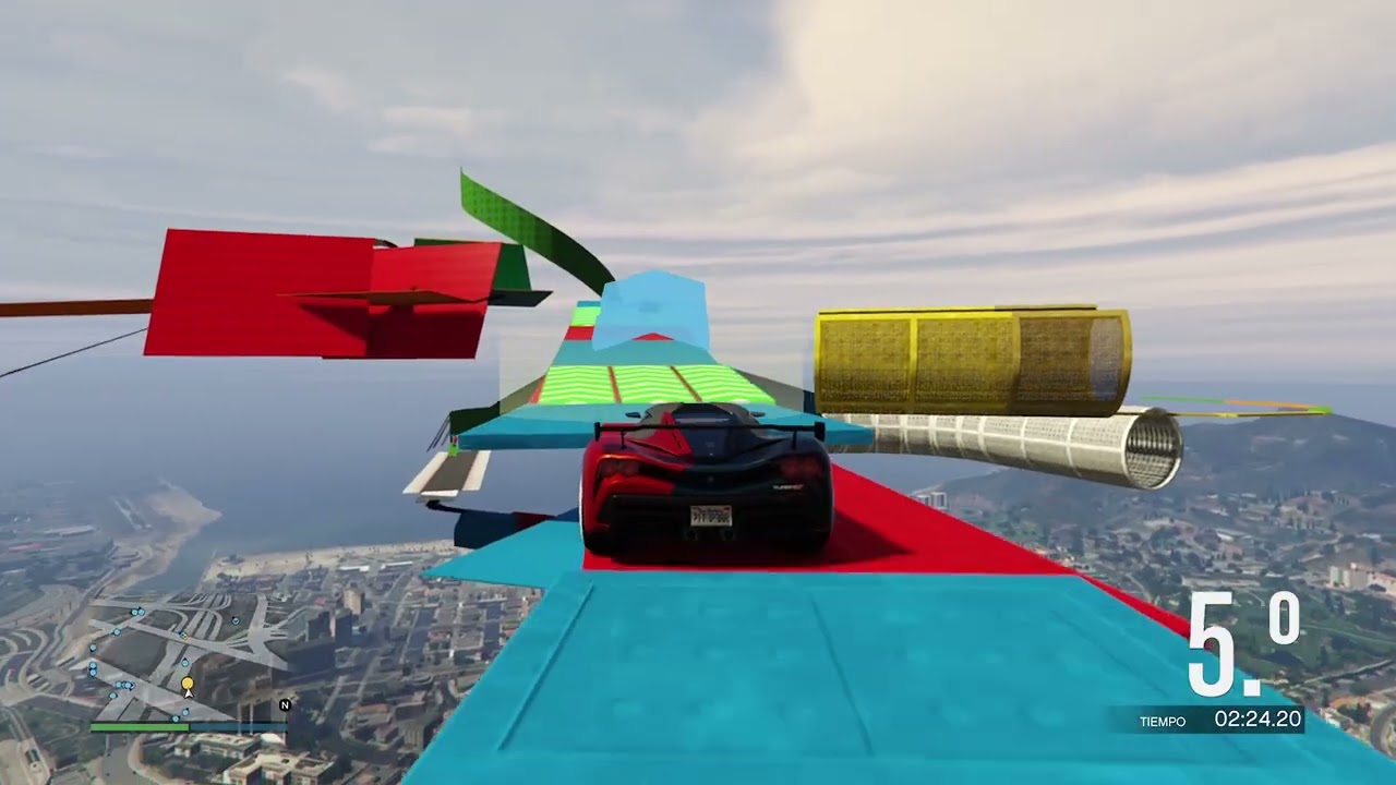UNA DE LAS CARRERAS MAS DIFÍCILES DE TODO GTA V ONLINE 
