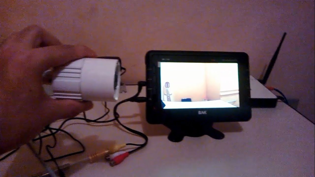 Tutorial Monitoramento CFTV com tela de LCD de 7