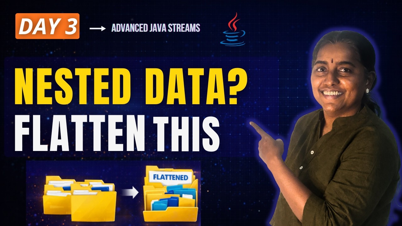 Struggling With Nested Data? Flatten It in One Line | Java Streams Day 3