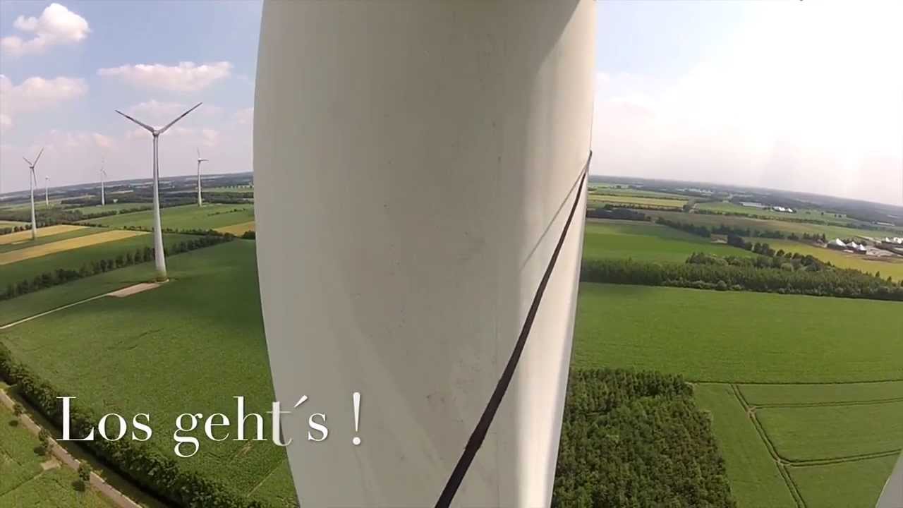 Industriekletterer Windkraftanlage