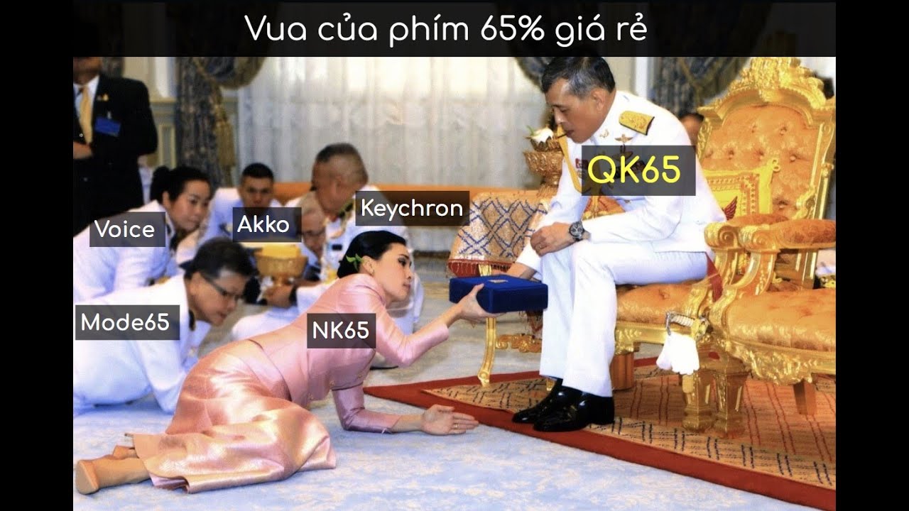 QK65: Vua của phím 65% giá rẻ