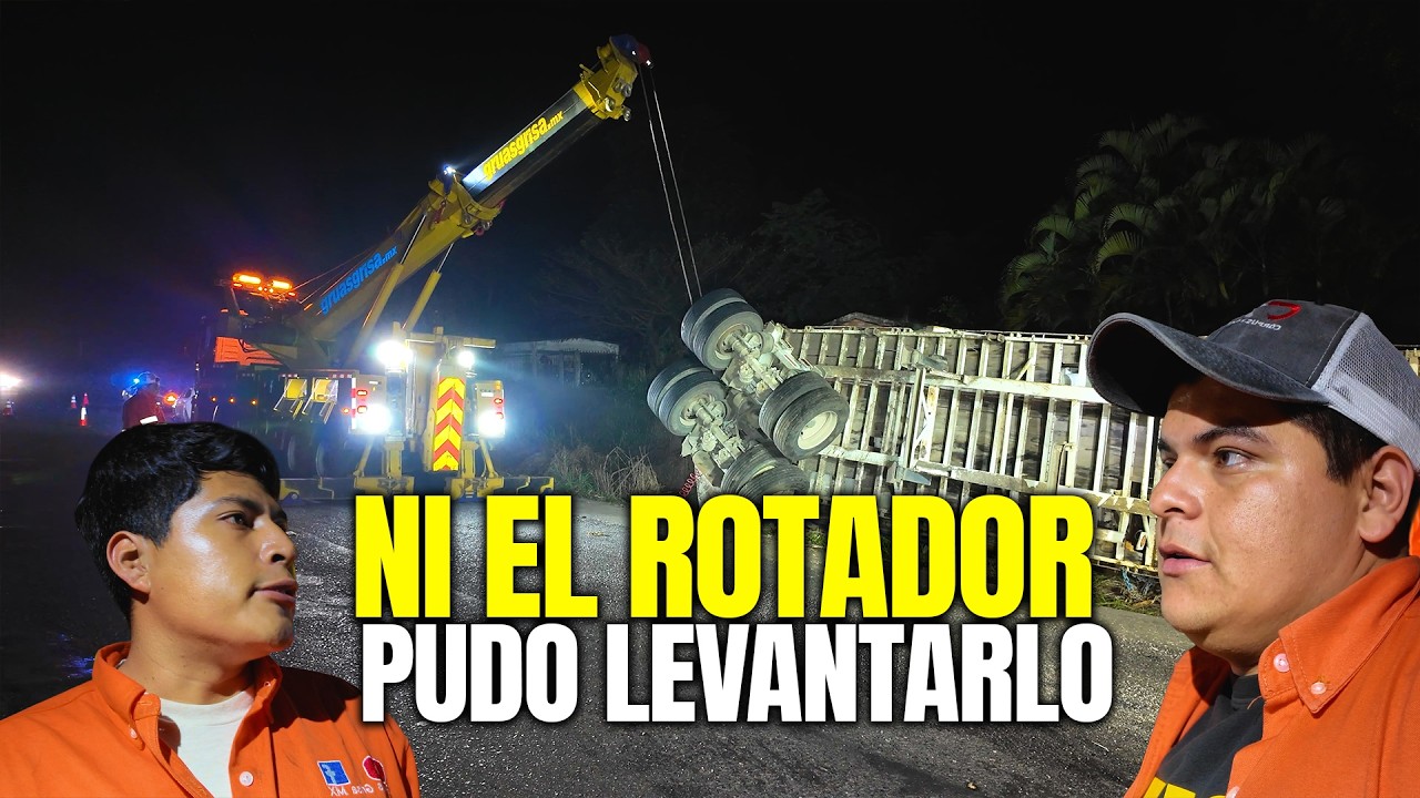 Rescate de Carga: El Desafío Nocturno de Grúas Grisa