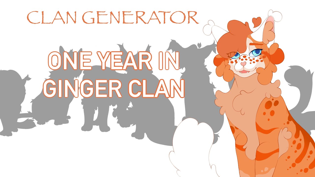 clangen | GingerClan year 1 | challenge speedpaint