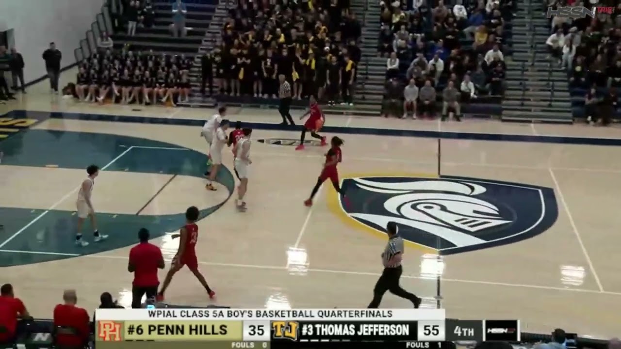 HSSN Highlights: WPIAL Boys Basketball 5A Quarterfinals - Penn Hills vs. Thomas Jefferson