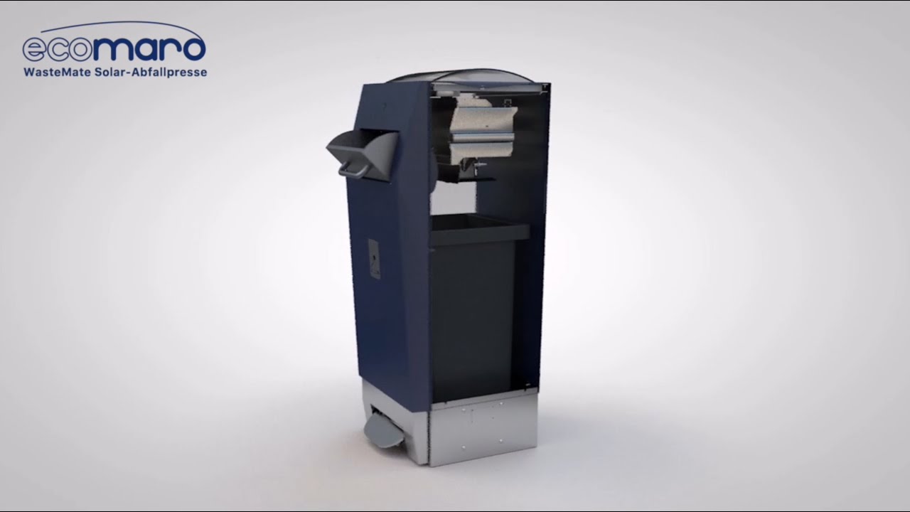WasteMate Solar Abfallpresse (how it works)