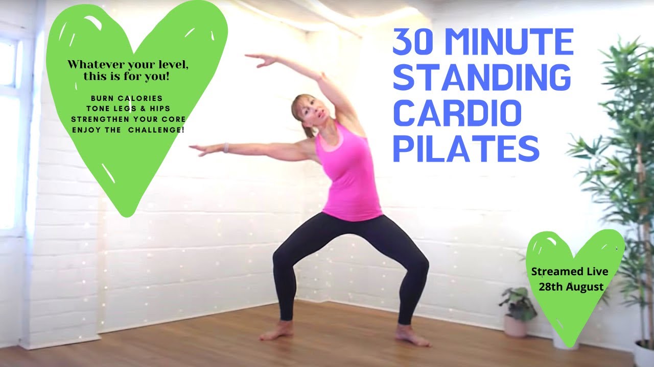 30 Minute Standing Cardio Pilates & Abs Workout