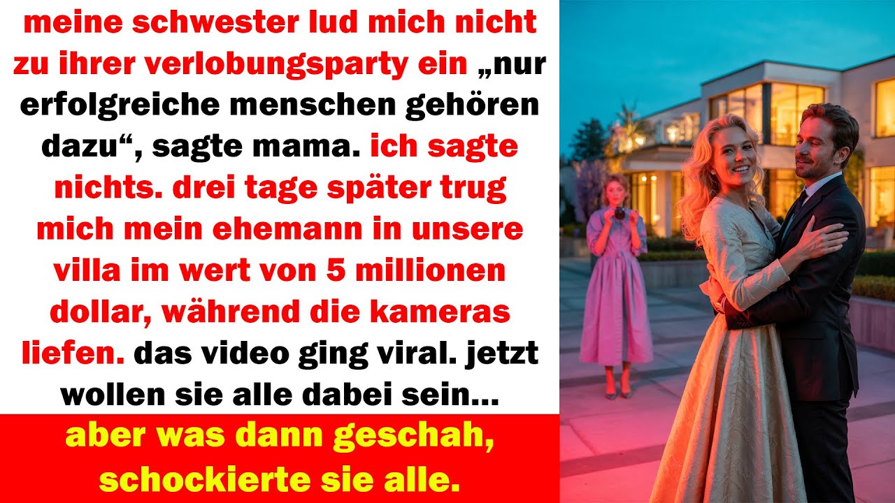 sie lud mich nicht zur verlobung ein – doch was danach geschah, schockierte wirklich alle.