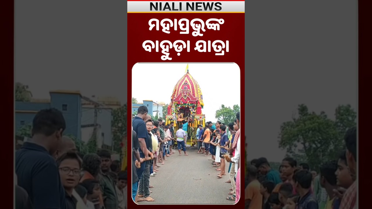 ମହାପ୍ରଭୁଙ୍କ ବାହୁଡ଼ା ଯାତ୍ରା ⭕❗⭕  Jagannath | Niali | Shorts