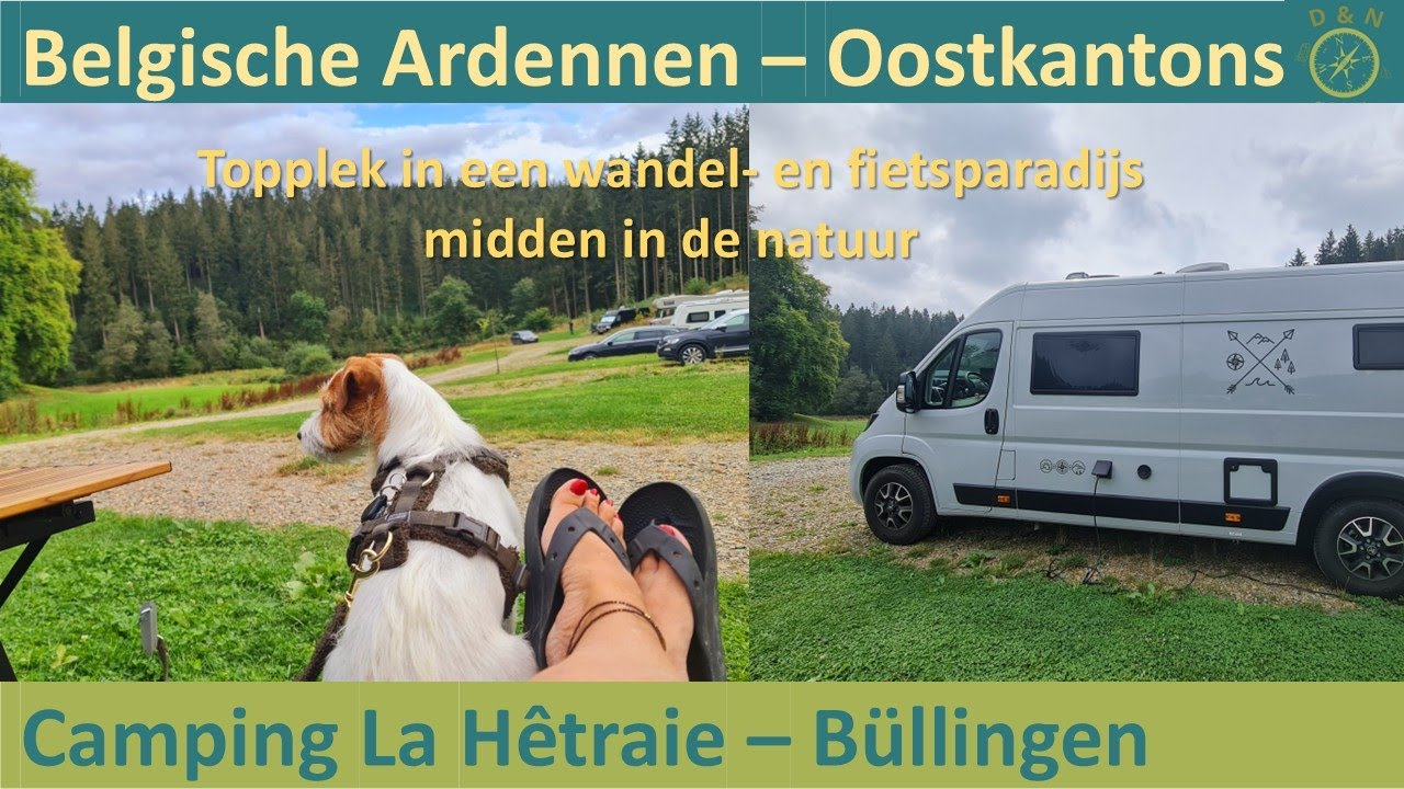 #31-NL 🇧🇪Camping La Hêtraie - Büllingen : hiken in het bos en fietsen naar het Meer van Butgenbach