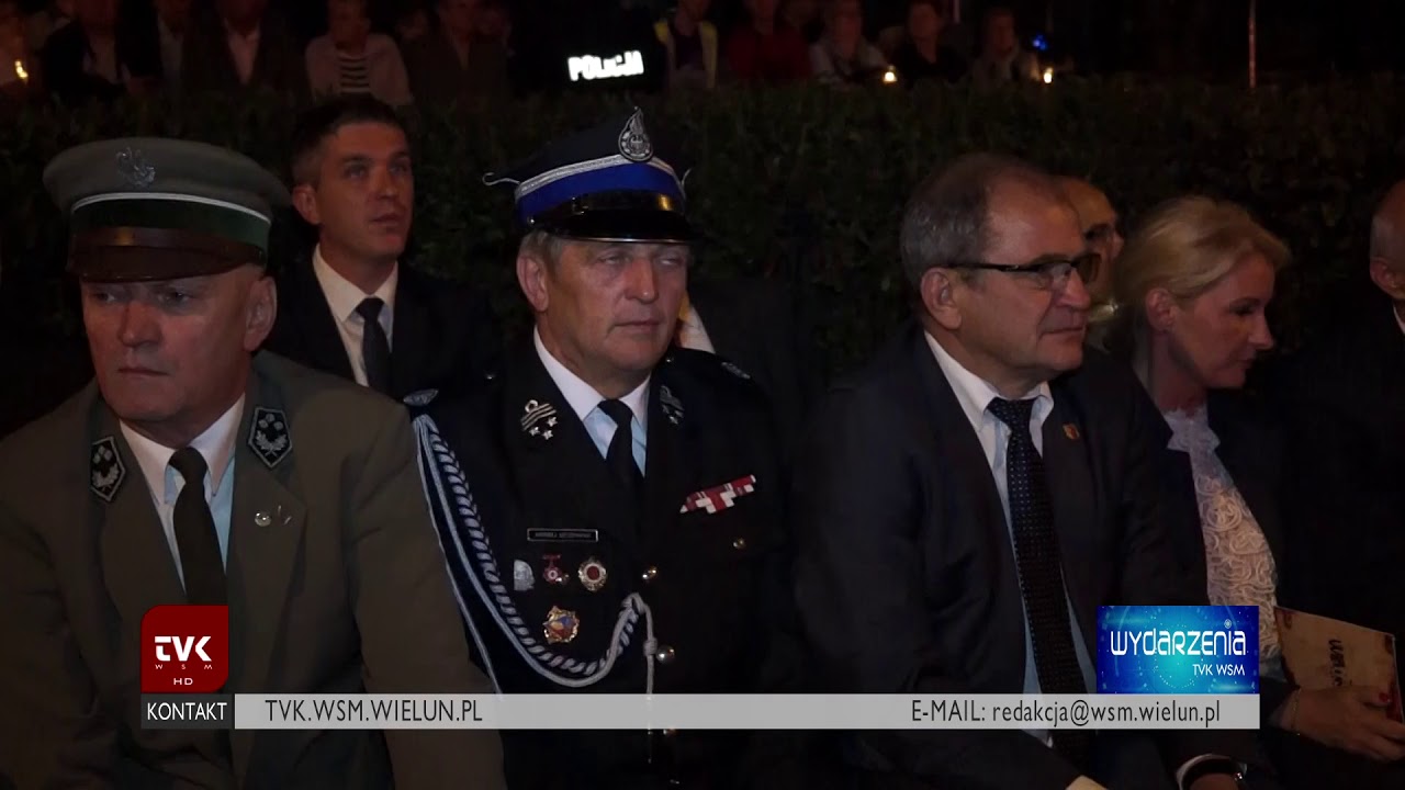 TVK Wieluń - Poranne uroczystości z okazji 78 rocznicy wybuchu II wojny światowej w Wieluniu