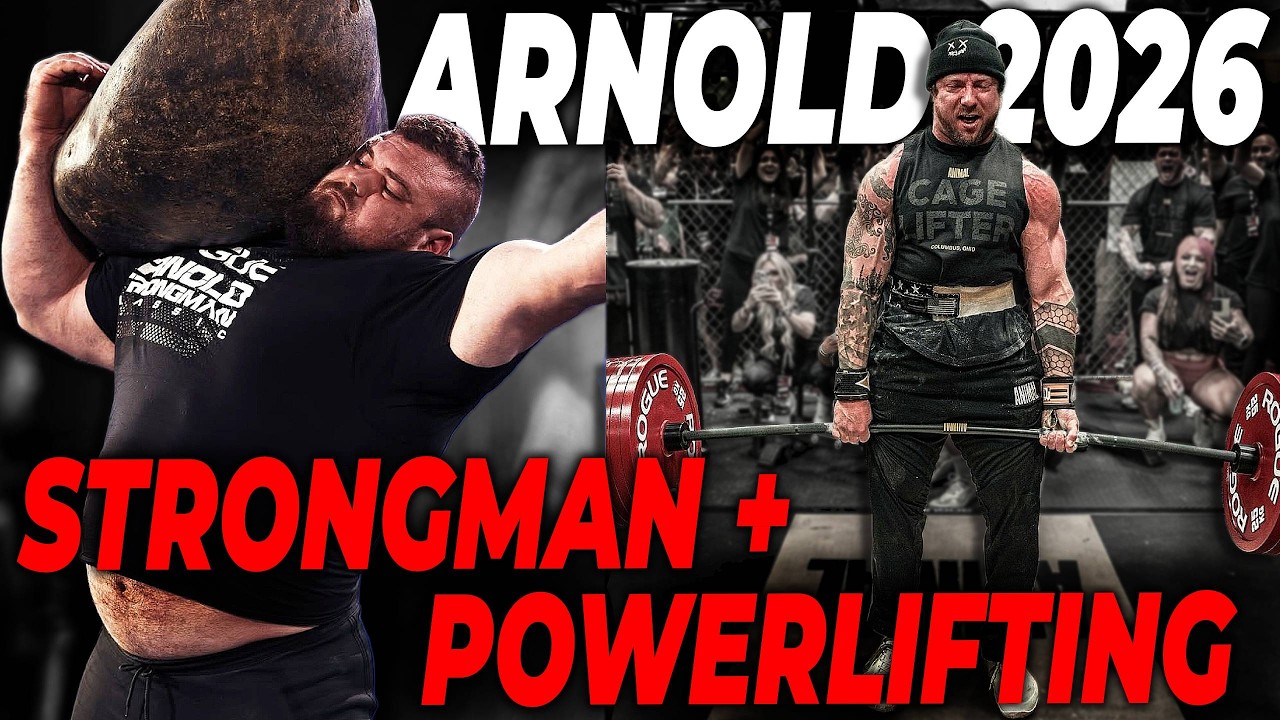 STRONGMAN + POWERLIFTING Arnold 2026 Mejores MOMENTOS 