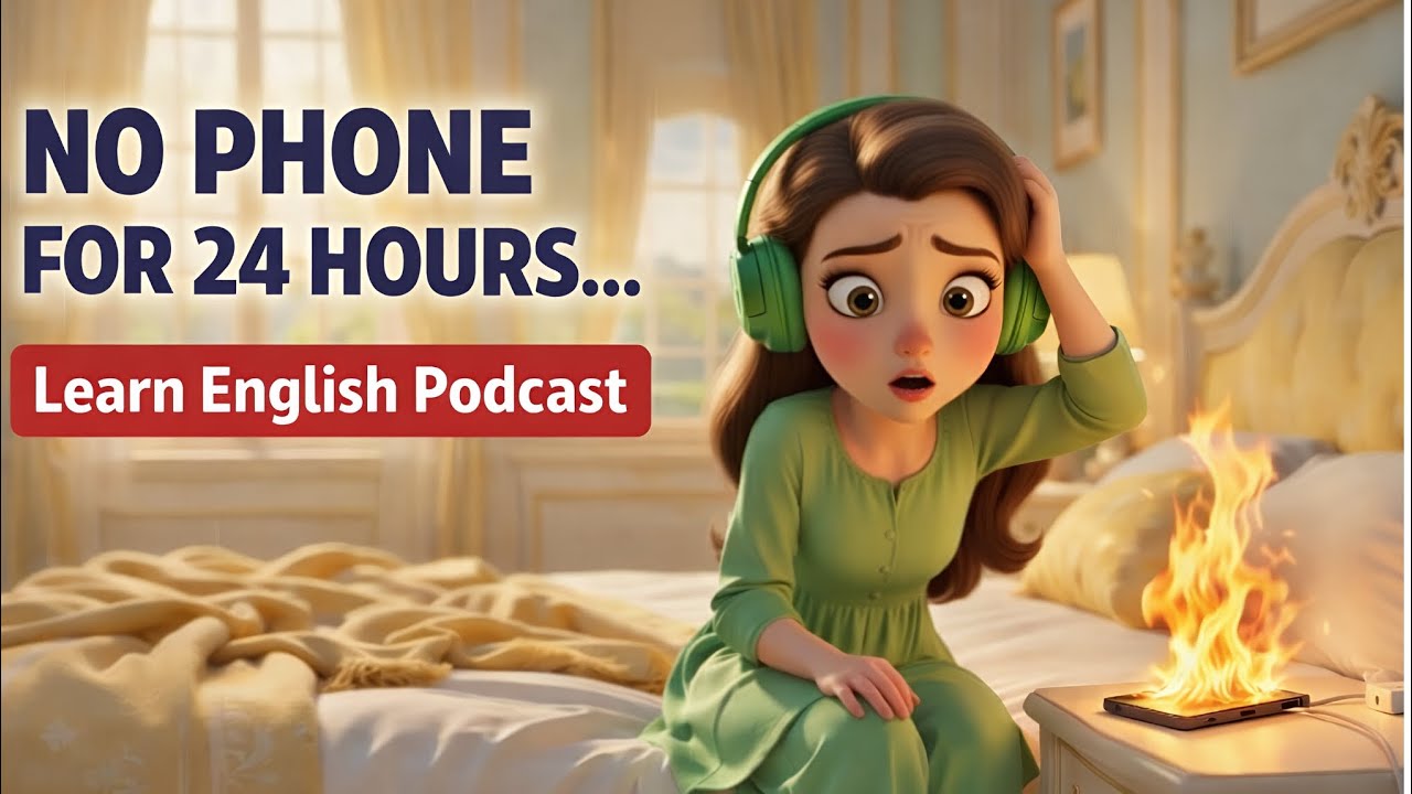 No Phone for 24 Hours! 📵 | Beginner English Conversation Practice | Daily Speaking Podcast