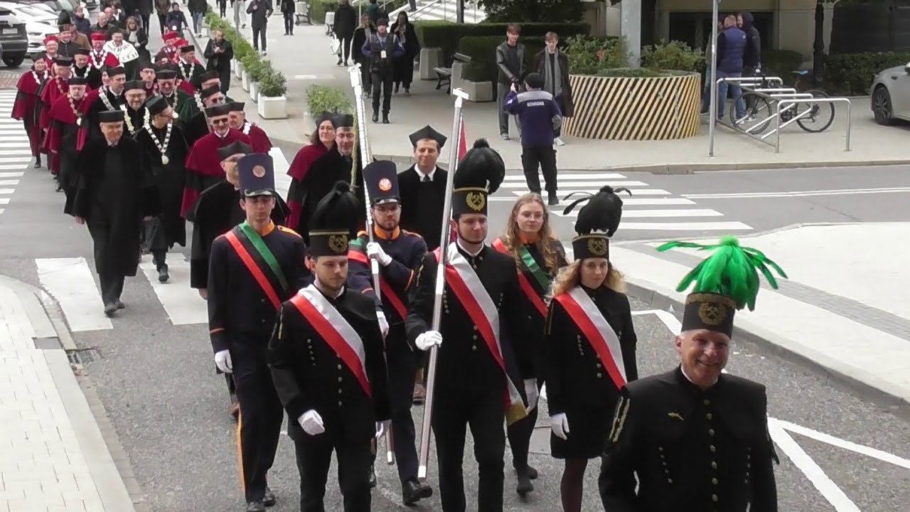 Procession for start of academic year at AGH University of Technology, Krakow, Poland - 4.X.2025