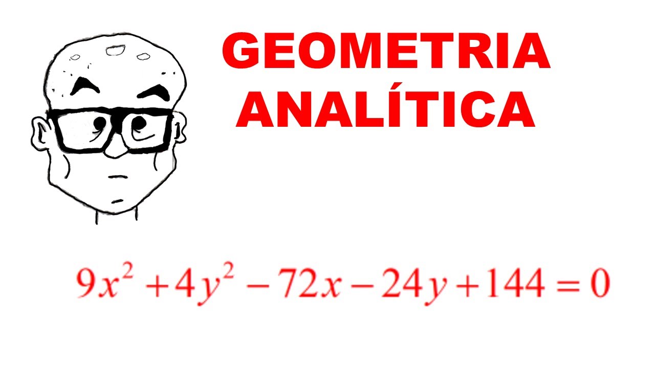 GEOMETRIA ANALÍTICA - AULA 101 - EXERCÍCIOS DE FIXAÇÃO19 - 9x² + 4y² - 72x - 24y + 144 = 0 - ELIPSE