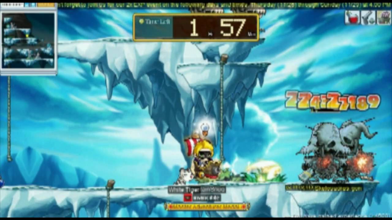 Maple Story GMS Scania - lvl 149 Corsair Training Skeles Mini Dungeon