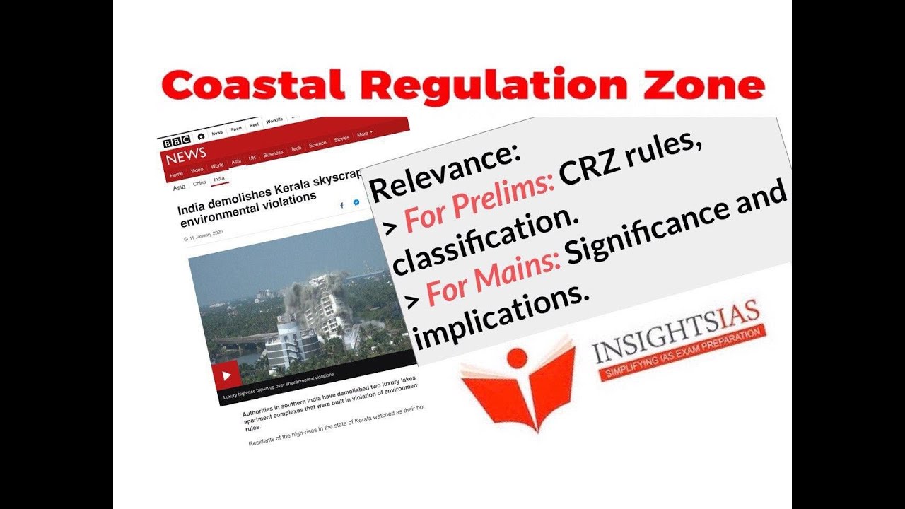INSIGHTSIAS Lazy Lessons : Coastal Regulation Zone