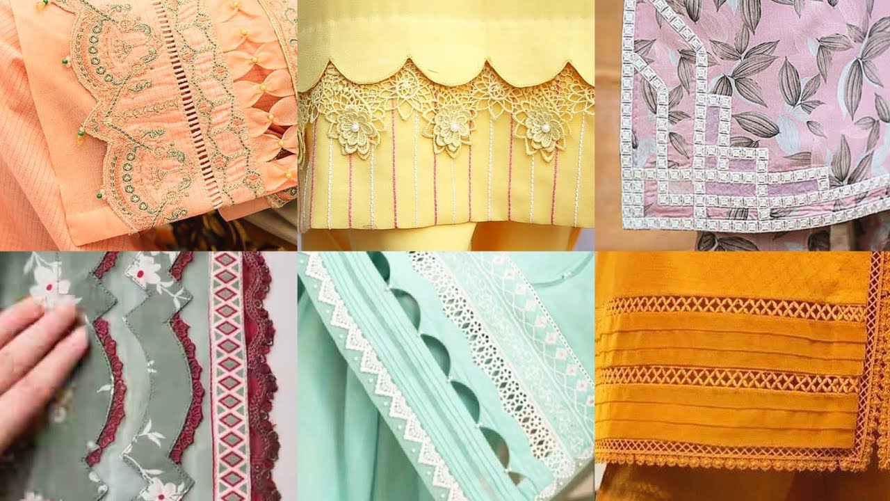 Dress / shirt Daman design for girls #dress design for girls #I am hijabi girl 