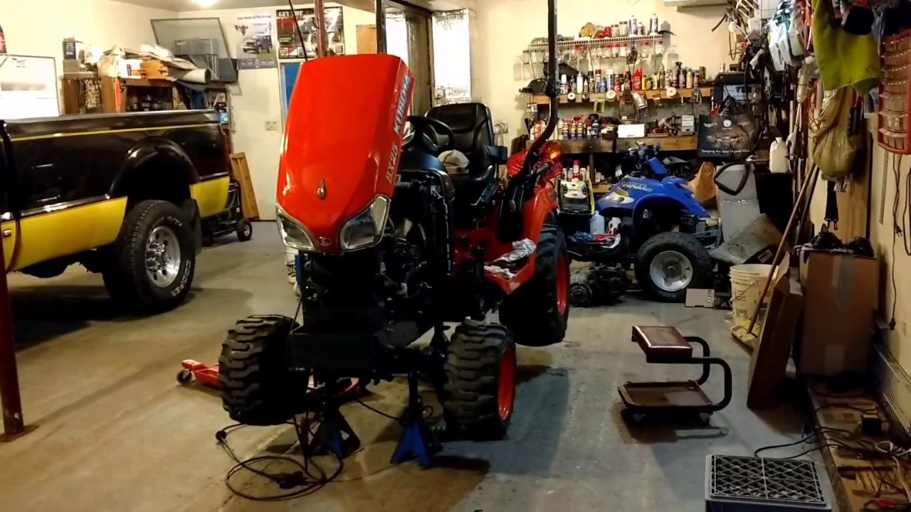 Быстрый способ заменить вентилятор охлаждения Kubota BX25D HST! Замена занимает 2 часа!