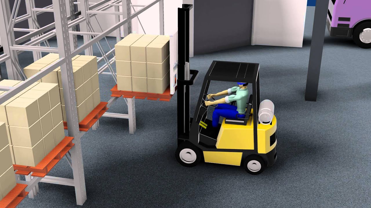 Autodesk® Showcase Forklift Animation