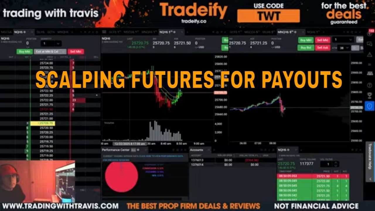 LIVE FUTURES TRADING - TAKE PROFIT TRADER, TOPSTEP, APEX. TRADEDAY