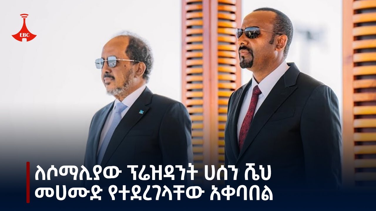 ጠቅላይ ሚኒስትር ዐቢይ አሕመድ (ዶ/ር) ለሶማሊያው ፕሬዝዳንት ያደረጉት አቀባበል Etv | Ethiopia | News zena