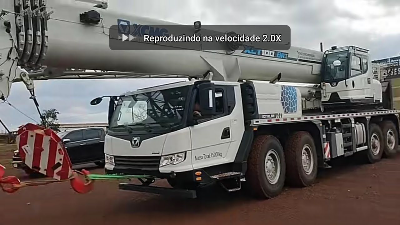 guindaste xct 100 BR 1 operador Wesley