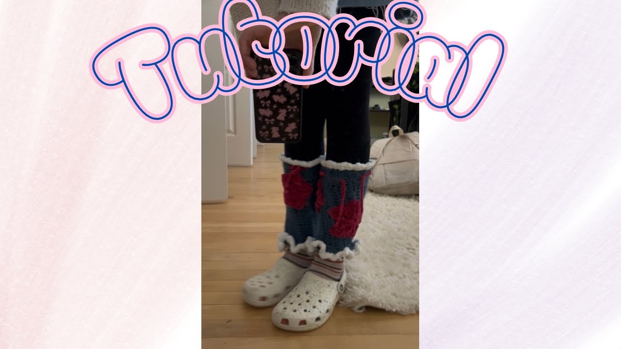 Leg warmer crochet tutorial #crochet #tutorial #legwarmers #cute #crochetpatterns 