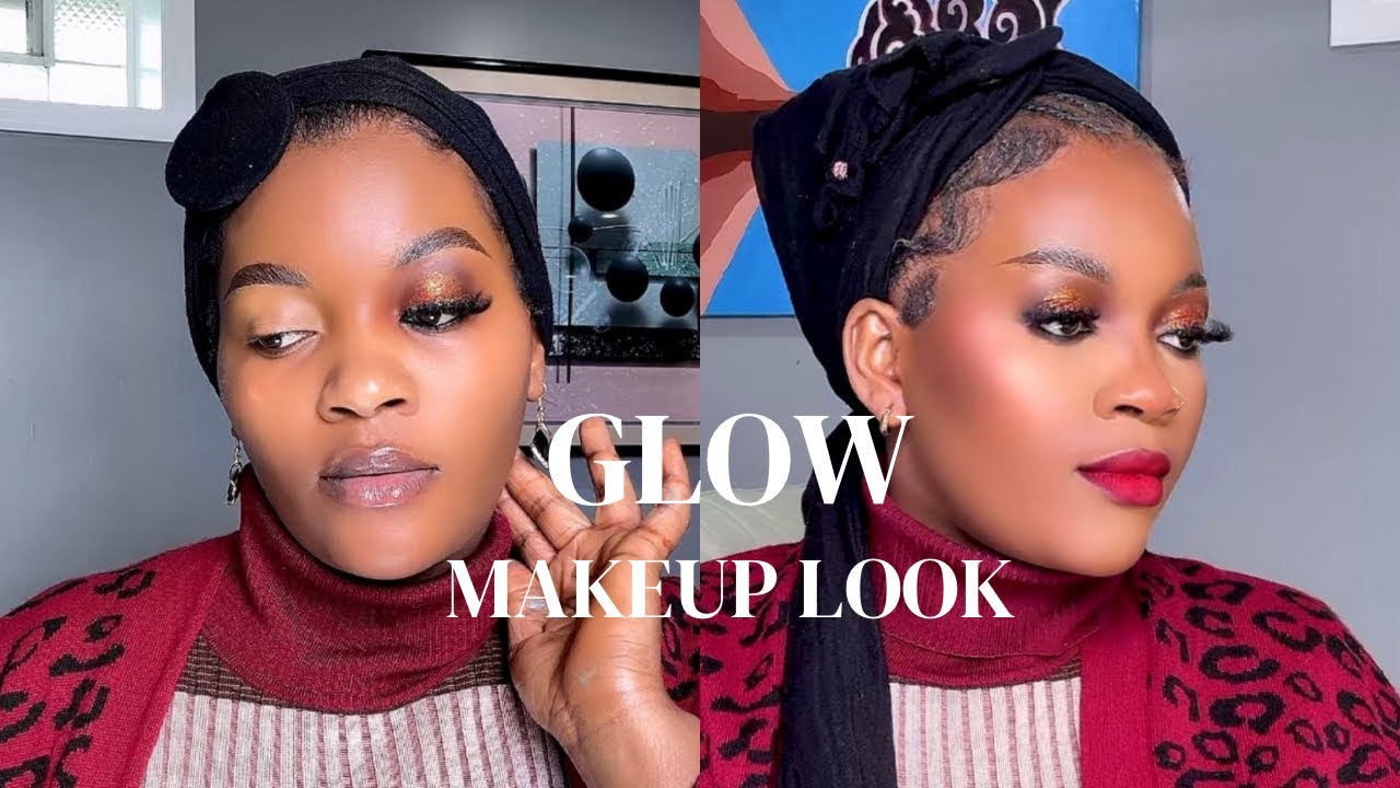 	Bold Glam: Glitter Eyes & Red Lipstick Look ✨💋