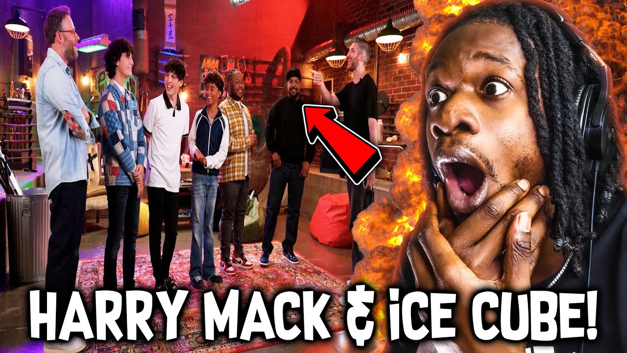 HARRY MACK FREESTLYES FOR ICE CUBE & THE TEENAGE MUTANT NINJA TURTLES! (REACTION)