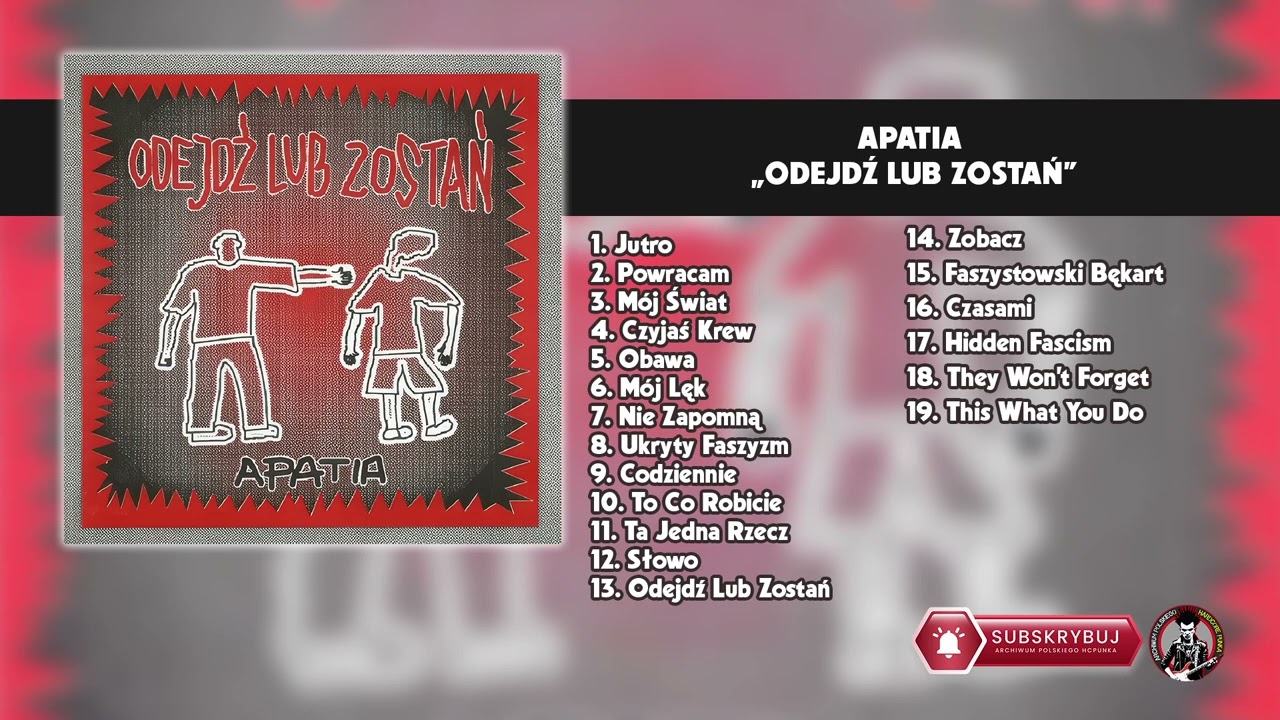 Apatia &ndash; Odejdź Lub Zostań (1994 r.)